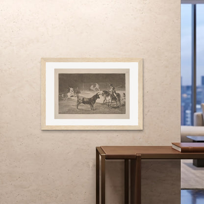 Orlonzo - FRAMED PRINT WOOD 10070cm4028 ROOM