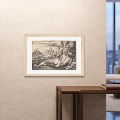 Orlonzo - FRAMED PRINT WOOD 10070cm4028 ROOM
