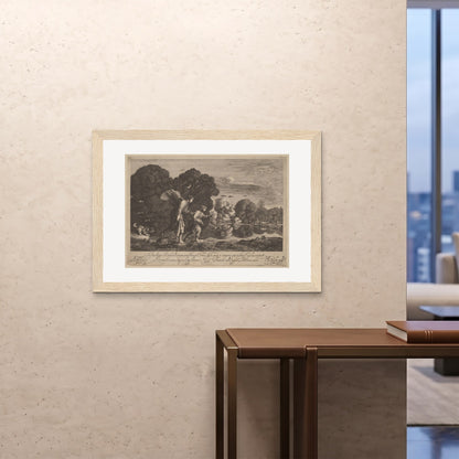 Orlonzo - FRAMED PRINT WOOD 10070cm4028 ROOM