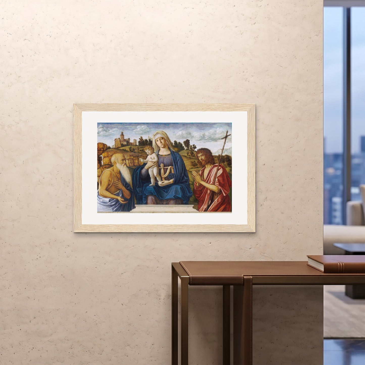 Orlonzo - FRAMED PRINT WOOD 10070cm4028 ROOM