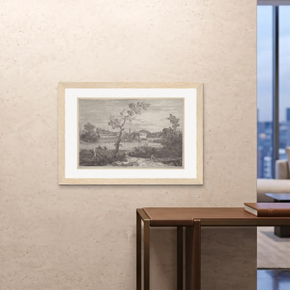 Orlonzo - FRAMED PRINT WOOD 10070cm4028 ROOM