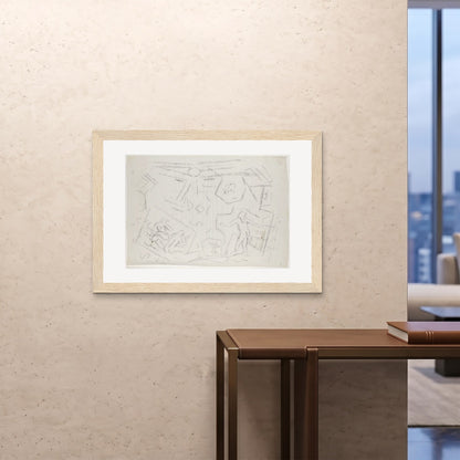 Orlonzo - FRAMED PRINT WOOD 10070cm4028 ROOM