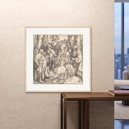 Orlonzo - FRAMED PRINT WOOD 100x100cm40x40 ROOM