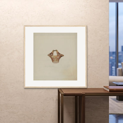 Orlonzo - FRAMED PRINT WOOD 100x100cm40x40 ROOM
