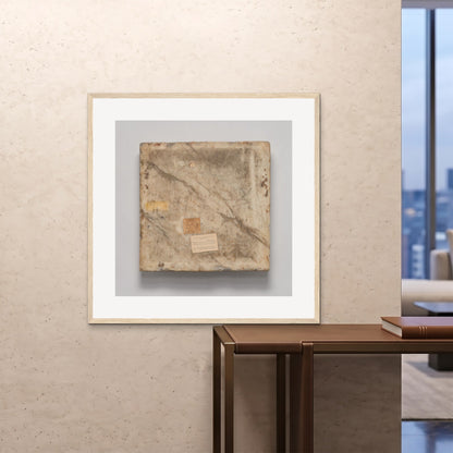 Orlonzo - FRAMED PRINT WOOD 100x100cm40x40 ROOM