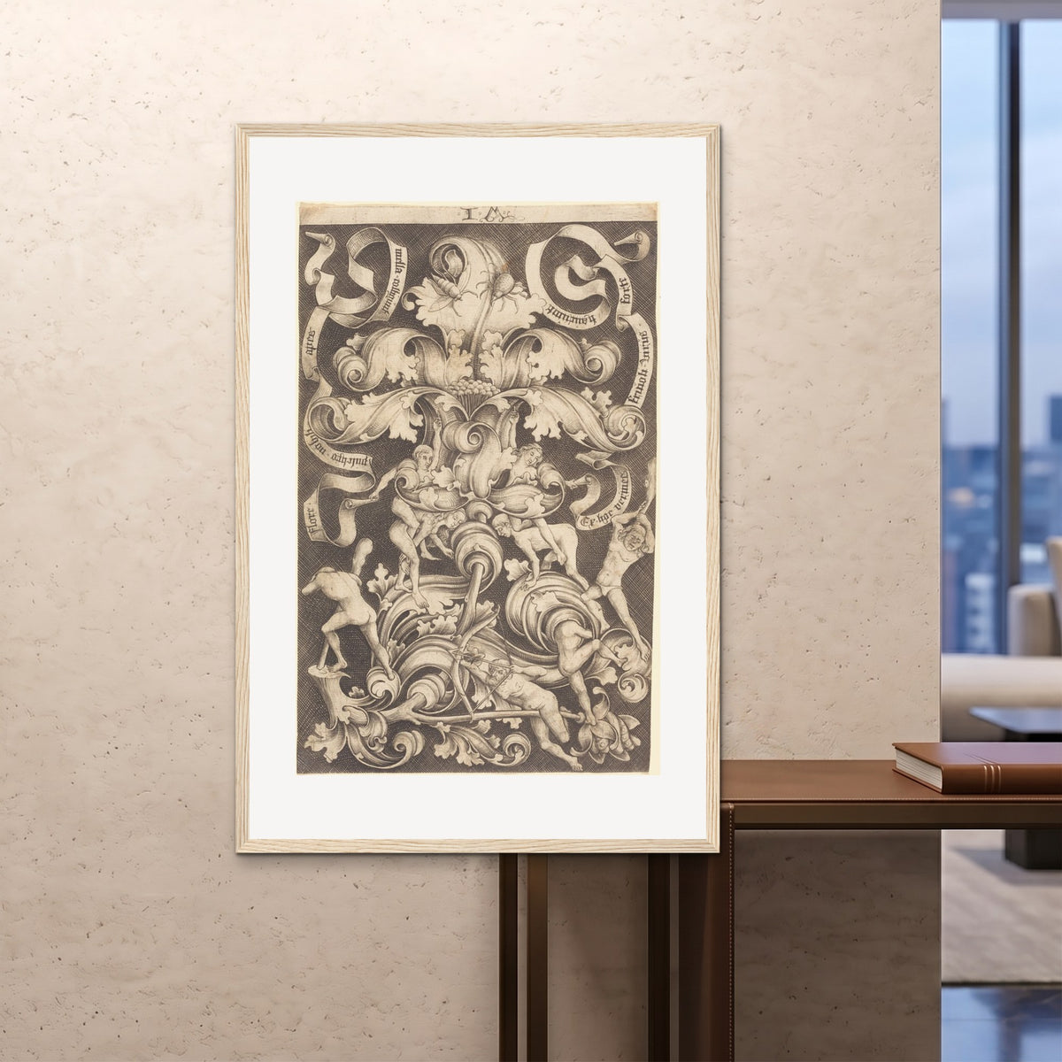 Orlonzo - FRAMED PRINT WOOD 100x150cm40x60 ROOM