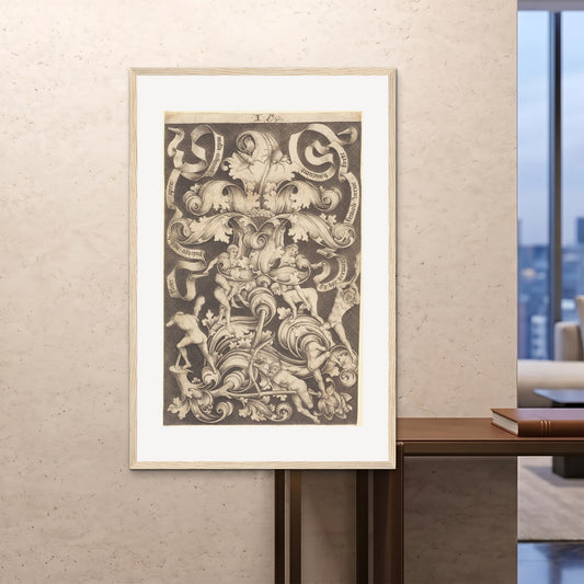 Orlonzo - FRAMED PRINT WOOD 100x150cm40x60 ROOM