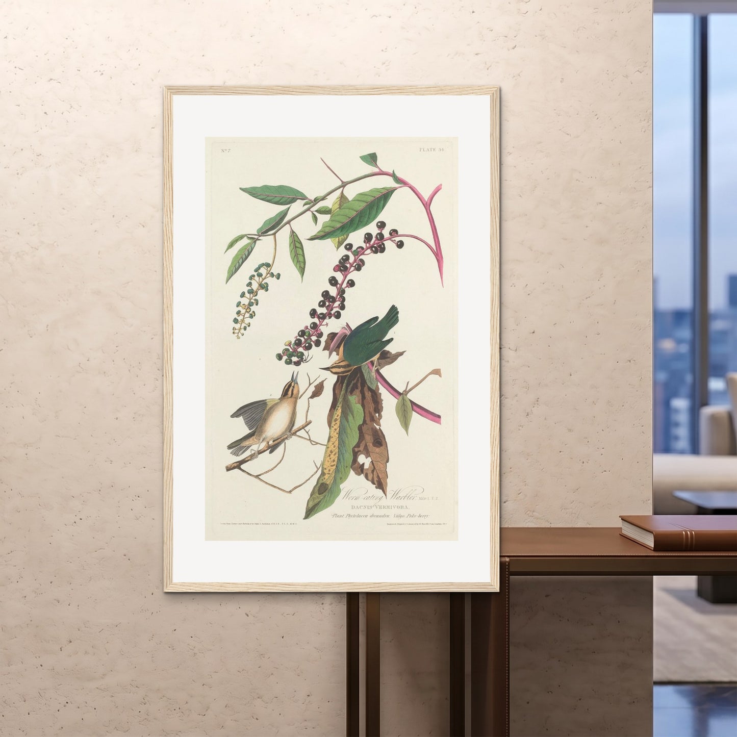 Orlonzo - FRAMED PRINT WOOD 100x150cm40x60 ROOM