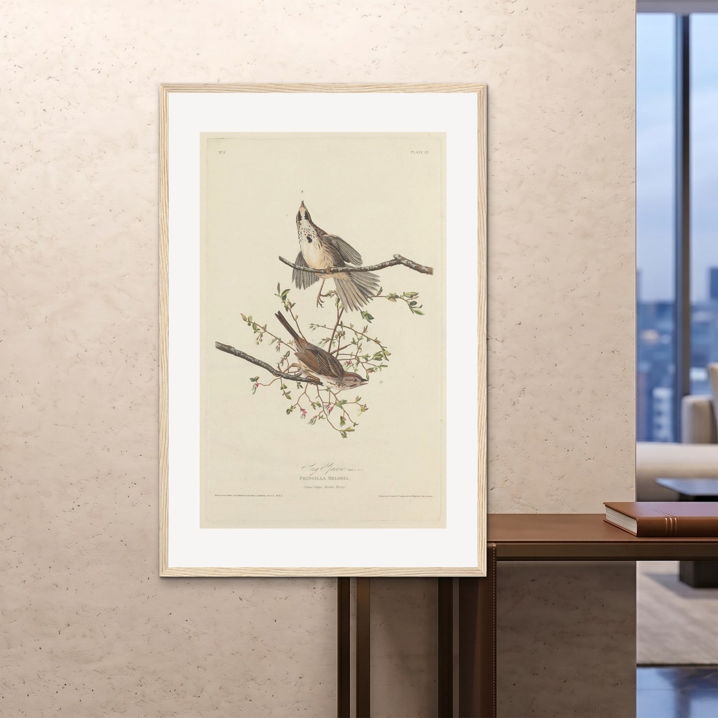 Orlonzo - FRAMED PRINT WOOD 100x150cm40x60 ROOM