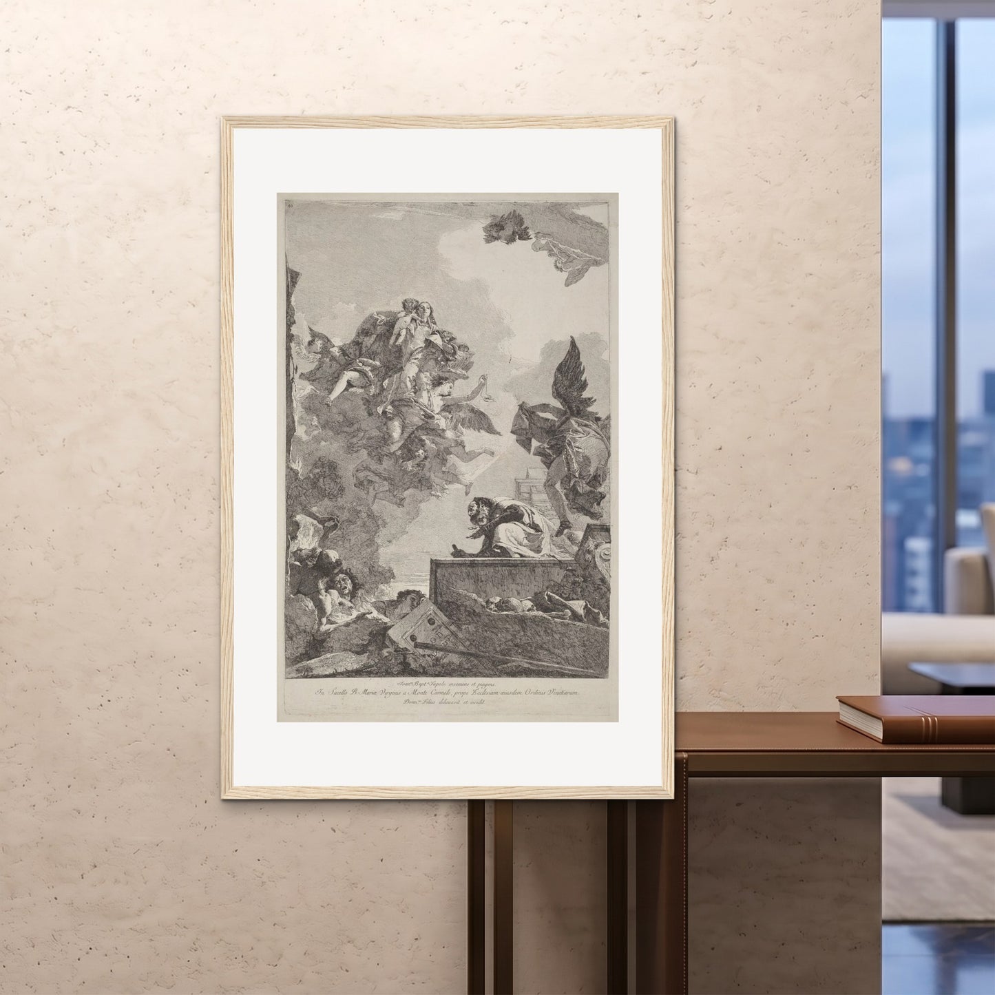 Orlonzo - FRAMED PRINT WOOD 100x150cm40x60 ROOM