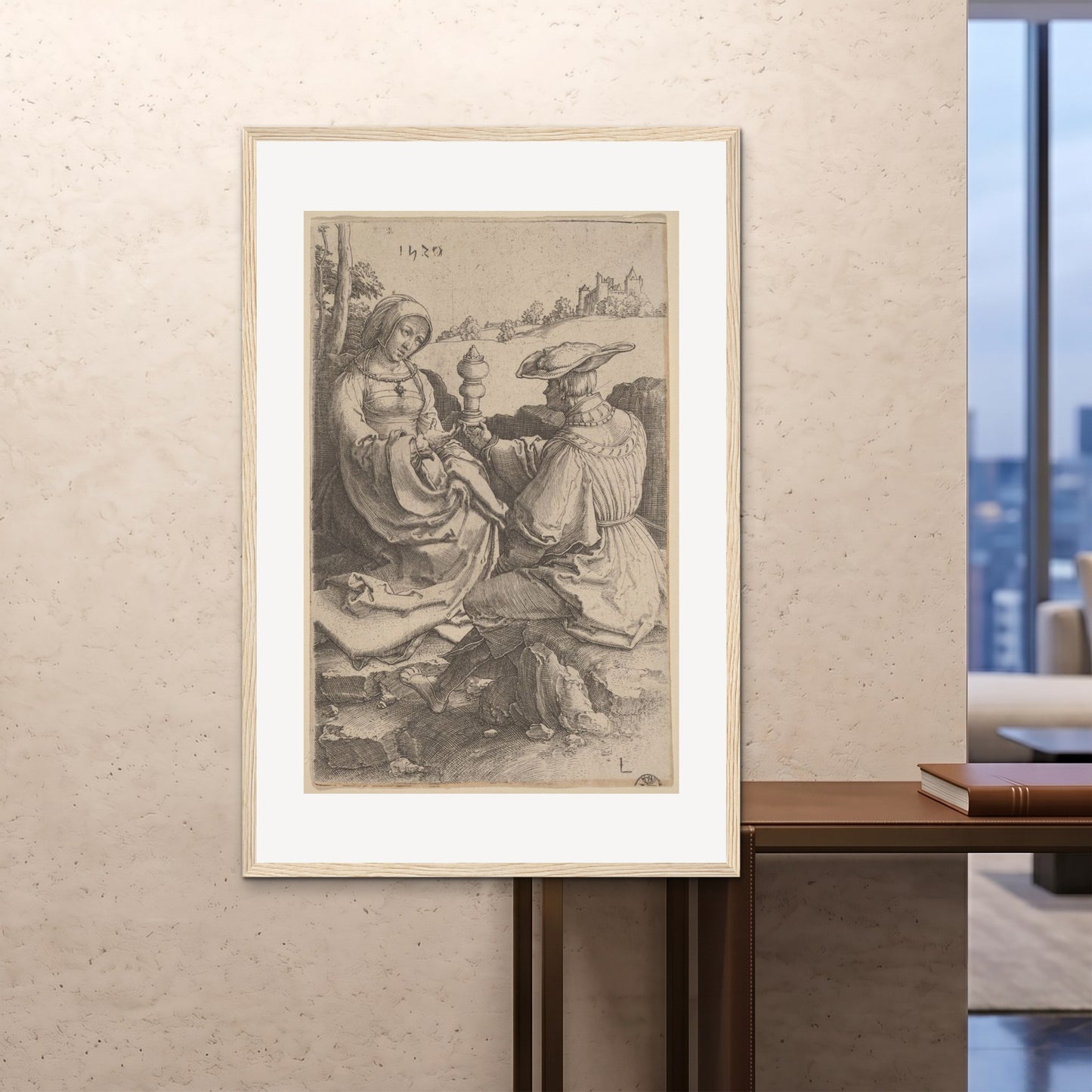 Orlonzo - FRAMED PRINT WOOD 100x150cm40x60 ROOM