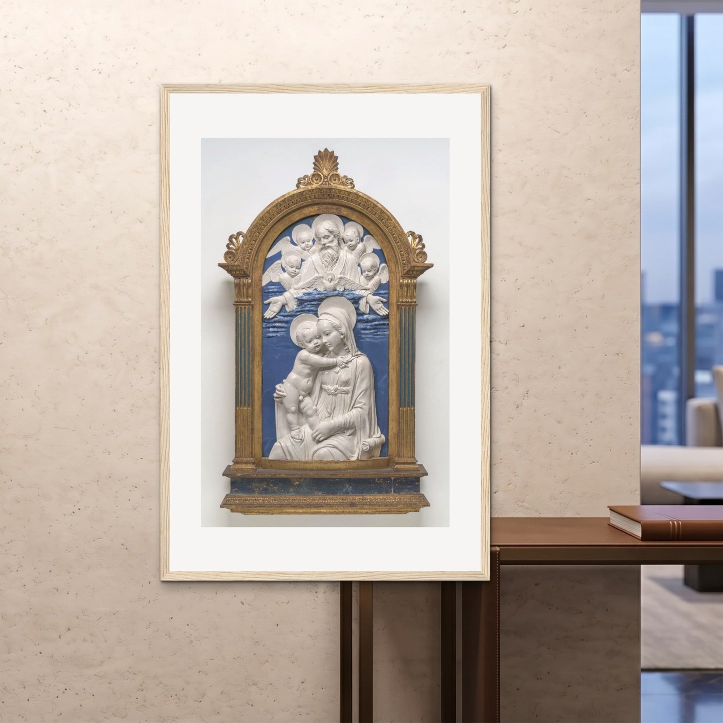 Orlonzo - FRAMED PRINT WOOD 100x150cm40x60 ROOM