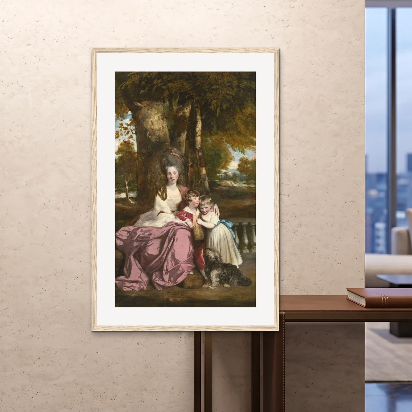 Orlonzo - FRAMED PRINT WOOD 100x150cm40x60 ROOM