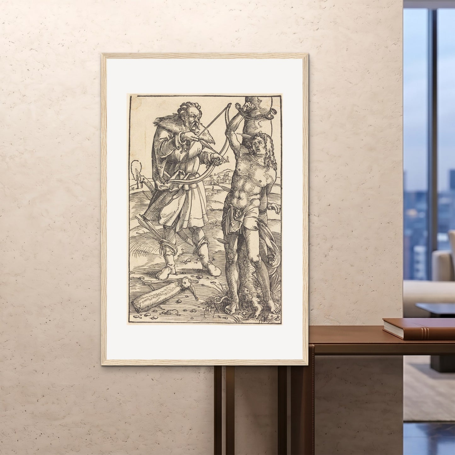 Orlonzo - FRAMED PRINT WOOD 100x150cm40x60 ROOM