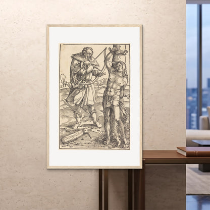 Orlonzo - FRAMED PRINT WOOD 100x150cm40x60 ROOM
