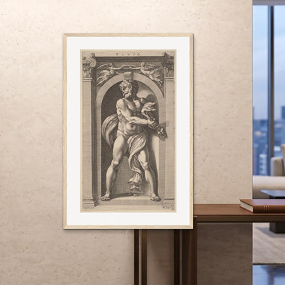 Orlonzo - FRAMED PRINT WOOD 100x150cm40x60 ROOM
