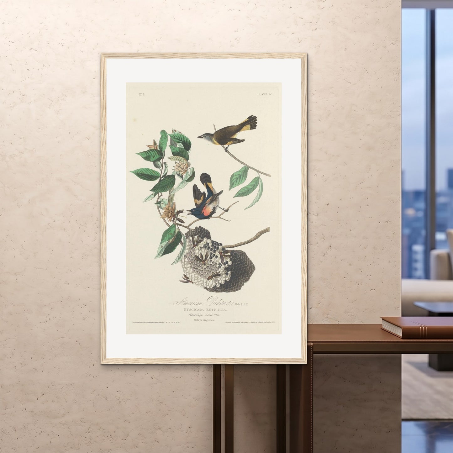 Orlonzo - FRAMED PRINT WOOD 100x150cm40x60 ROOM