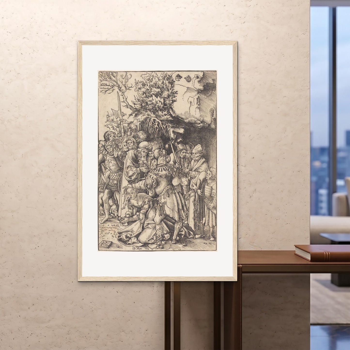 Orlonzo - FRAMED PRINT WOOD 100x150cm40x60 ROOM