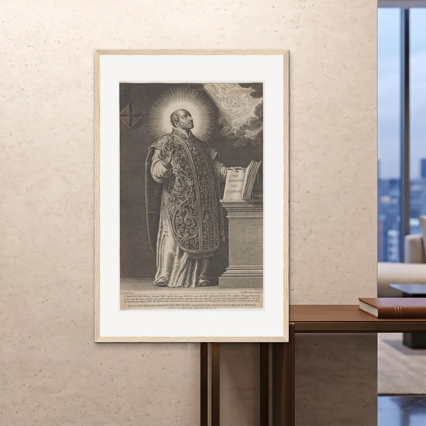 Orlonzo - FRAMED PRINT WOOD 100x150cm40x60 ROOM