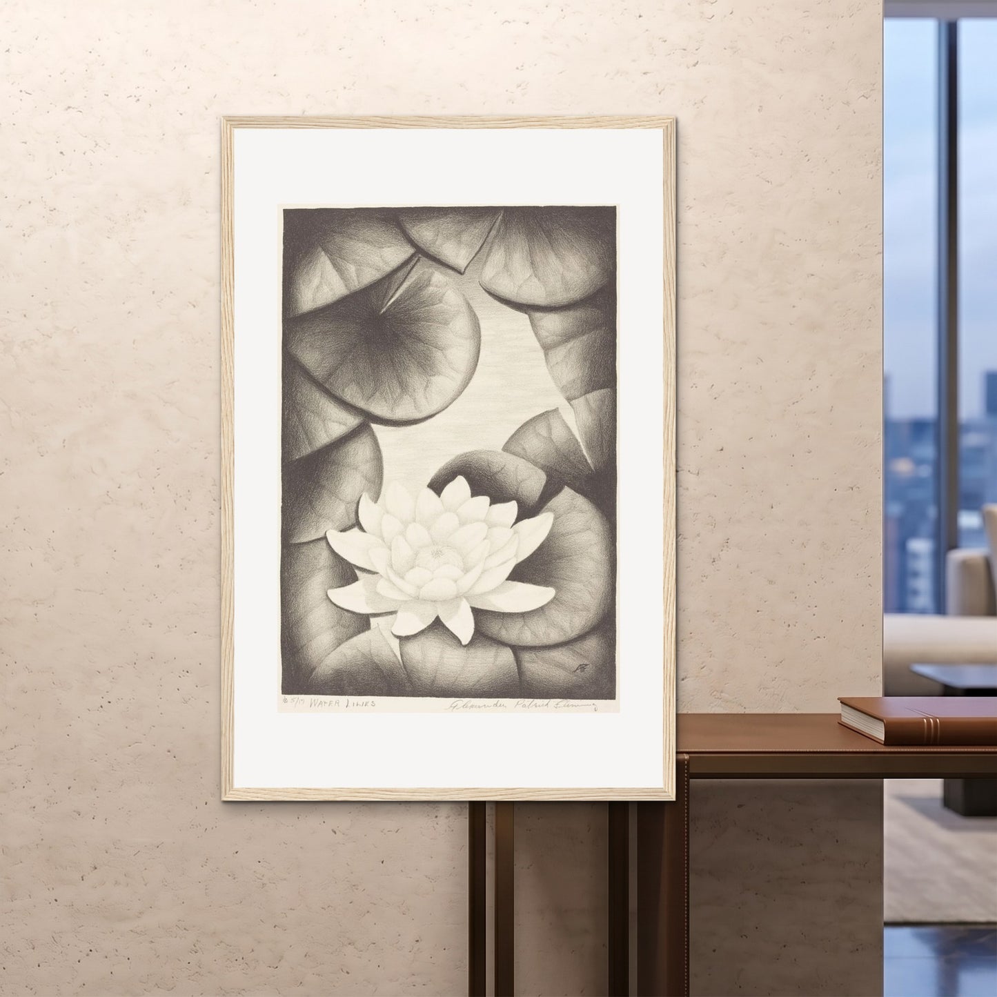 Orlonzo - FRAMED PRINT WOOD 100x150cm40x60 ROOM
