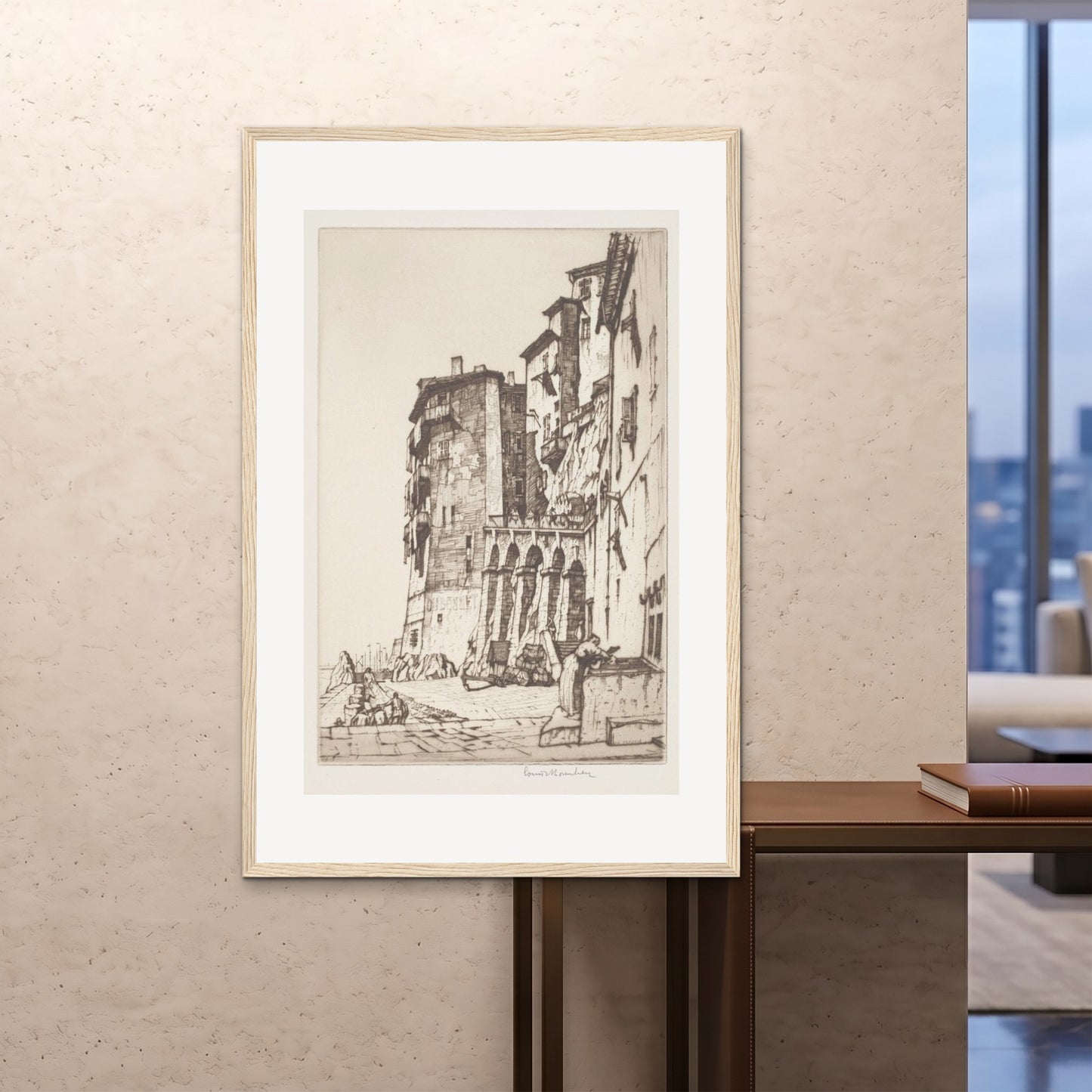 Orlonzo - FRAMED PRINT WOOD 100x150cm40x60 ROOM