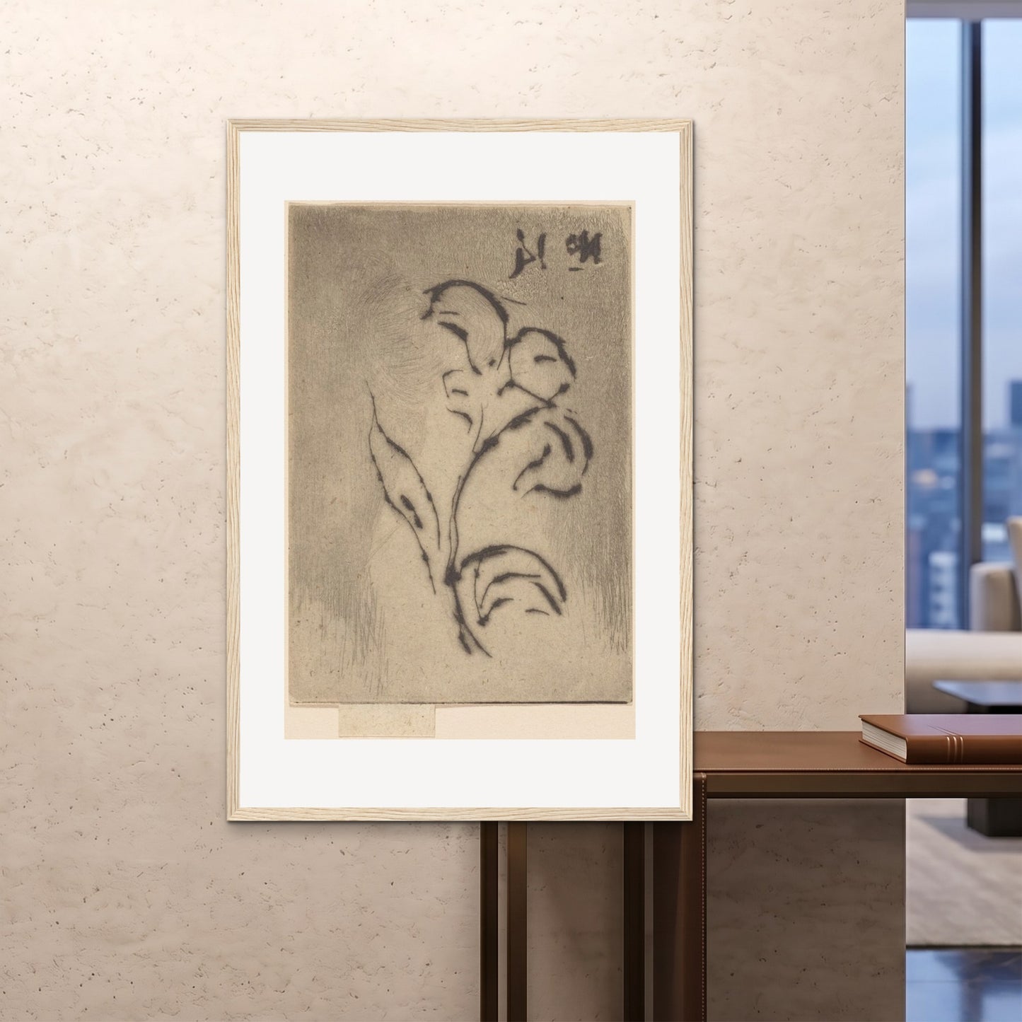 Orlonzo - FRAMED PRINT WOOD 100x150cm40x60 ROOM