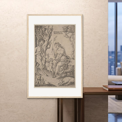 Orlonzo - FRAMED PRINT WOOD 100x150cm40x60 ROOM