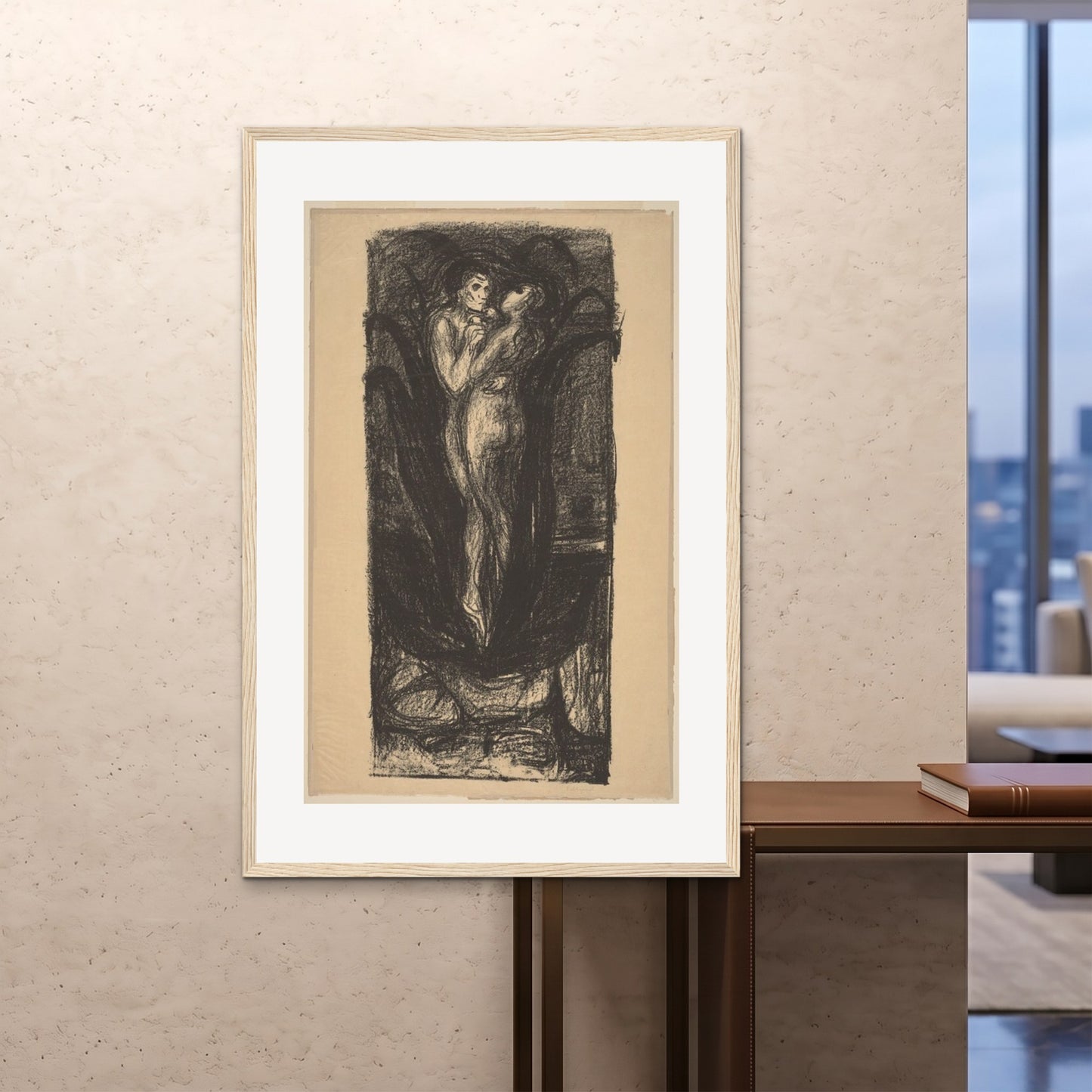 Orlonzo - FRAMED PRINT WOOD 100x150cm40x60 ROOM