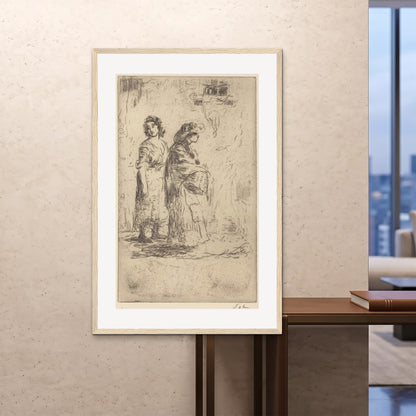 Orlonzo - FRAMED PRINT WOOD 100x150cm40x60 ROOM