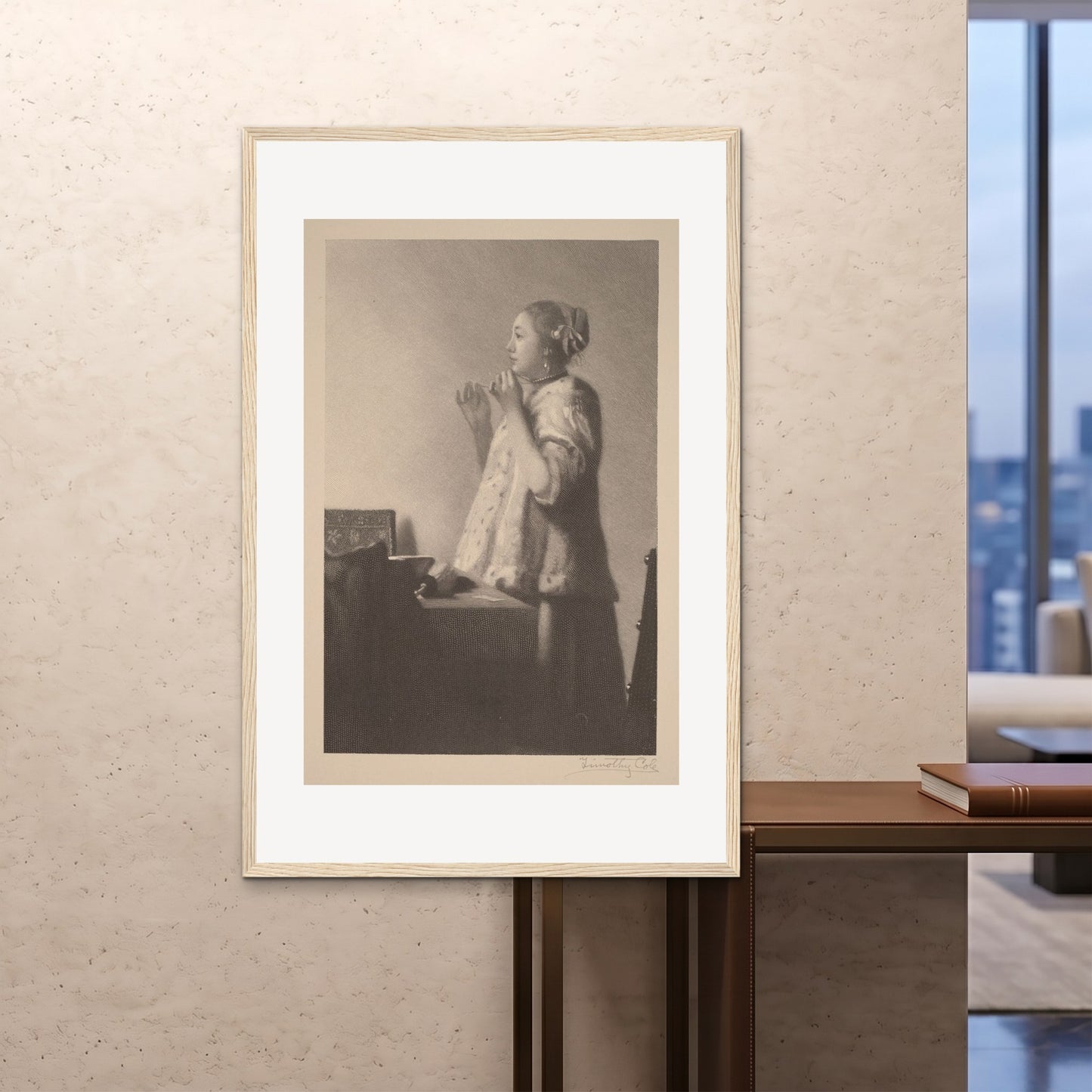 Orlonzo - FRAMED PRINT WOOD 100x150cm40x60 ROOM