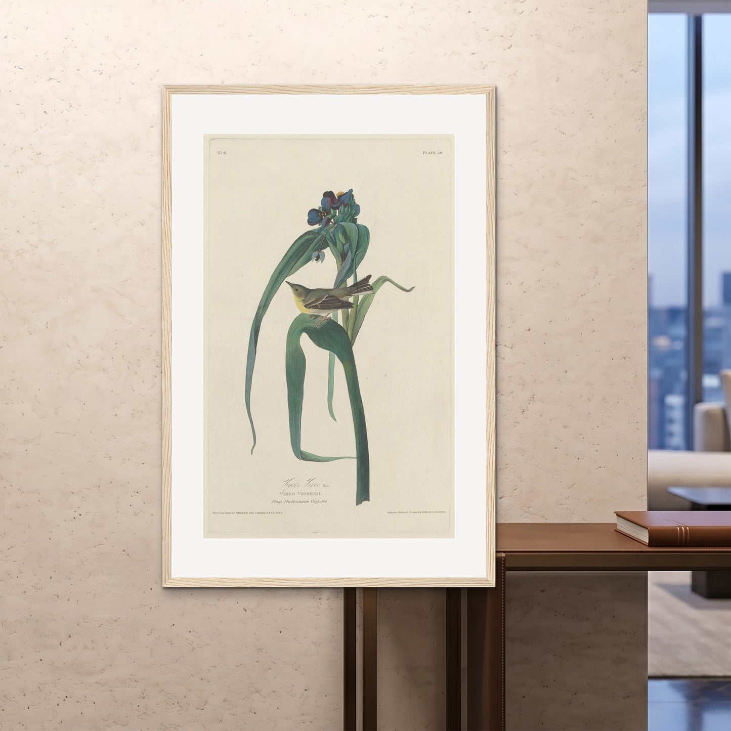Orlonzo - FRAMED PRINT WOOD 100x150cm40x60 ROOM