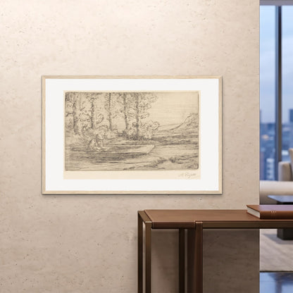 Orlonzo - FRAMED PRINT WOOD 12080cm4832 ROOM