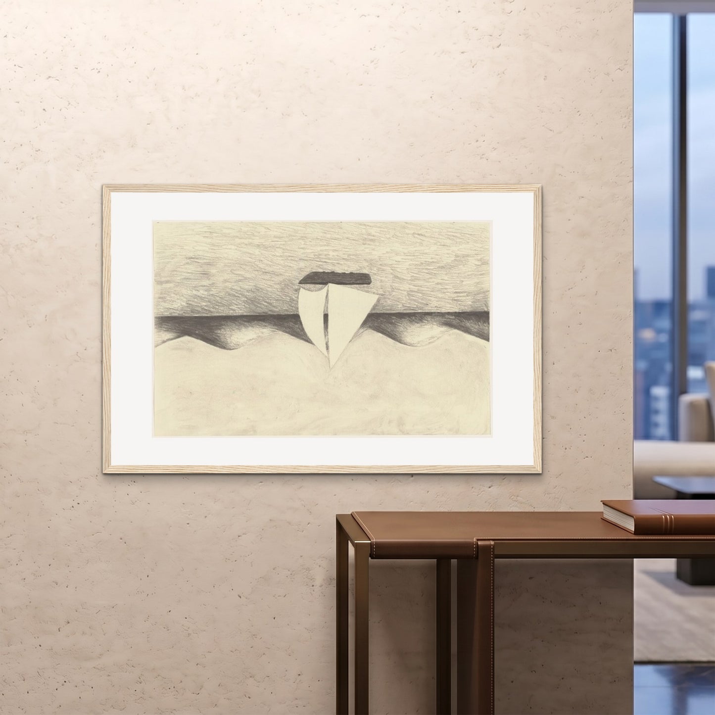 Orlonzo - FRAMED PRINT WOOD 12080cm4832 ROOM