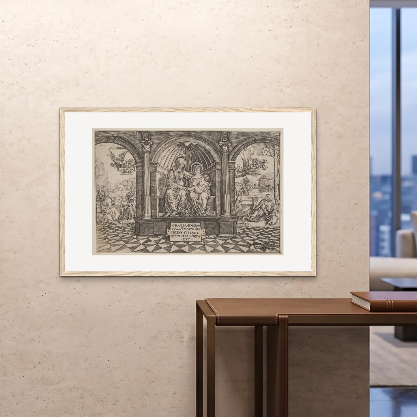 Orlonzo - FRAMED PRINT WOOD 12080cm4832 ROOM