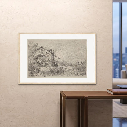 Orlonzo - FRAMED PRINT WOOD 12080cm4832 ROOM