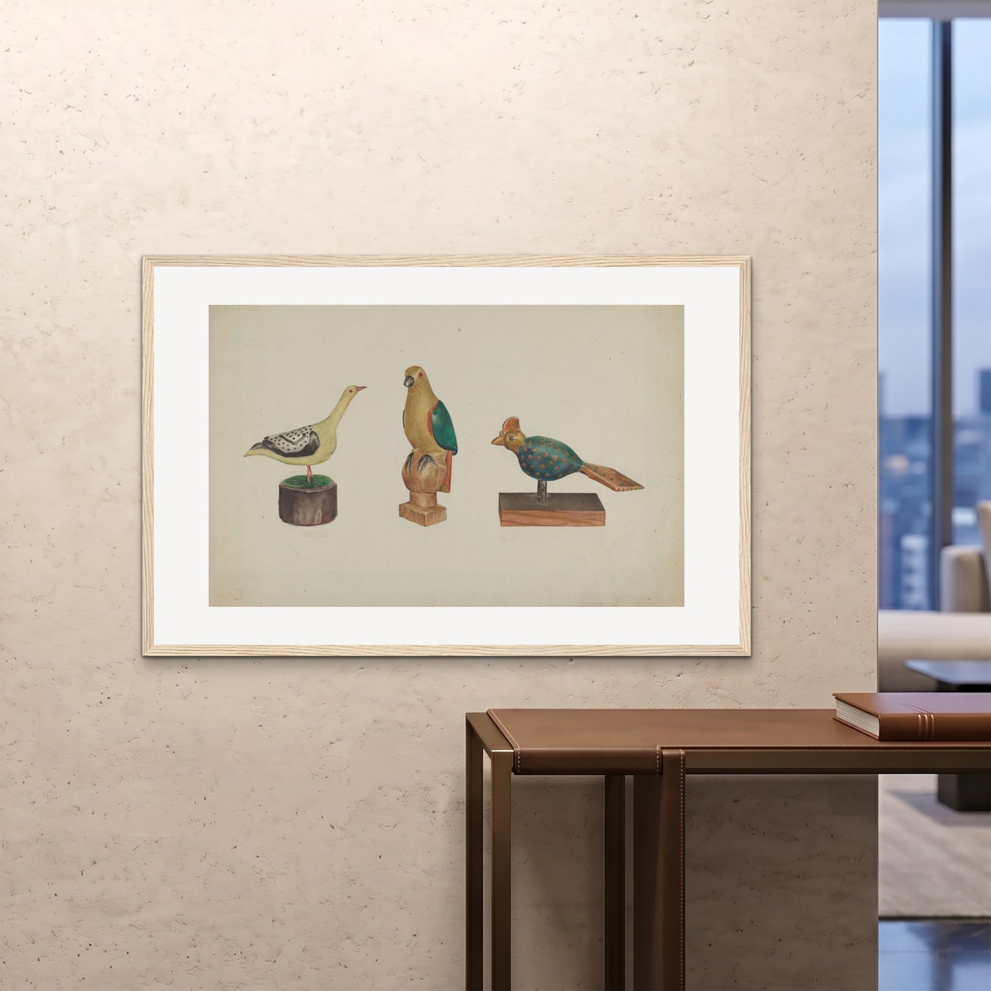 Orlonzo - FRAMED PRINT WOOD 12080cm4832 ROOM