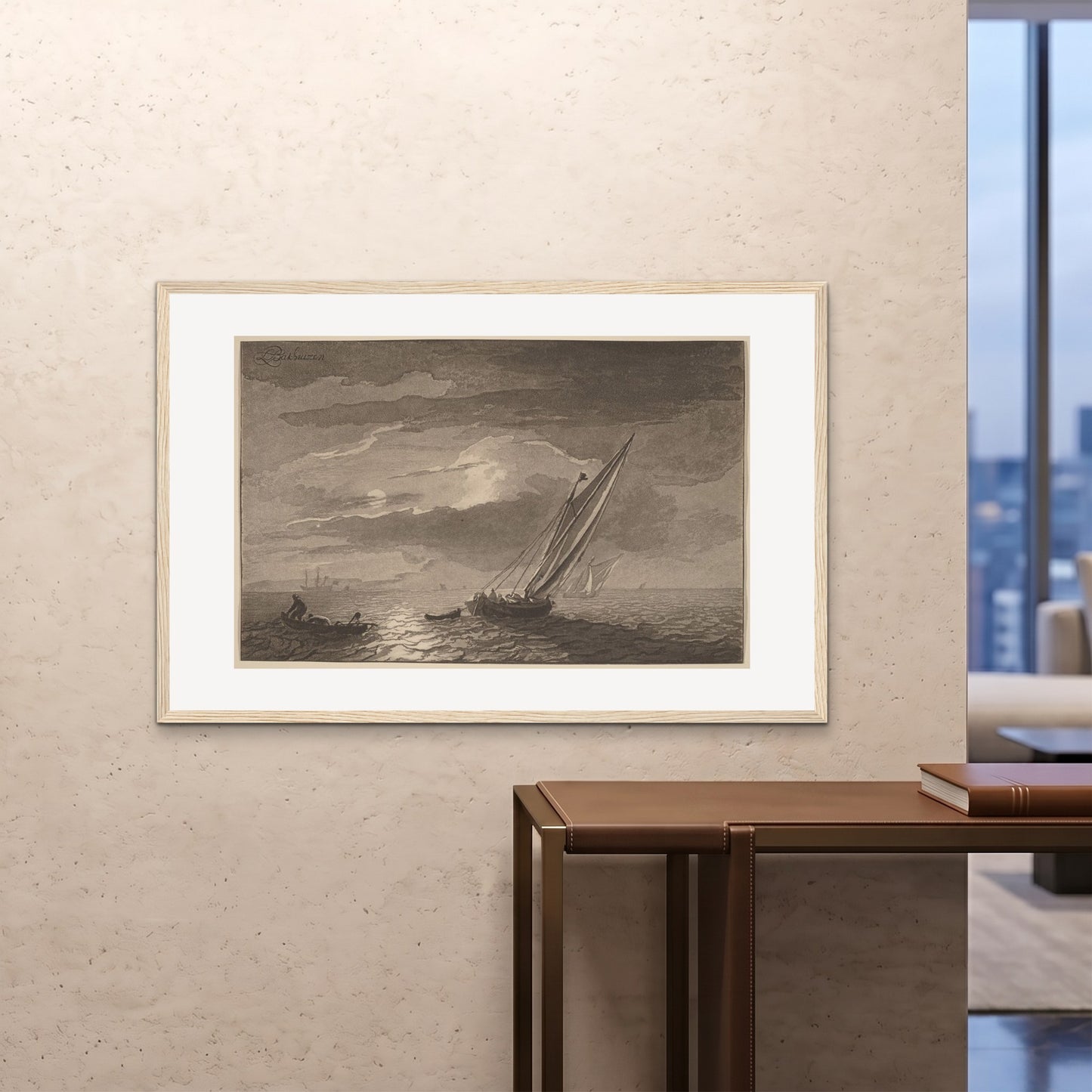Orlonzo - FRAMED PRINT WOOD 12080cm4832 ROOM