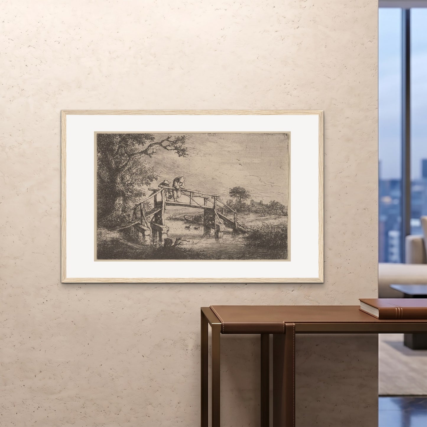 Orlonzo - FRAMED PRINT WOOD 12080cm4832 ROOM