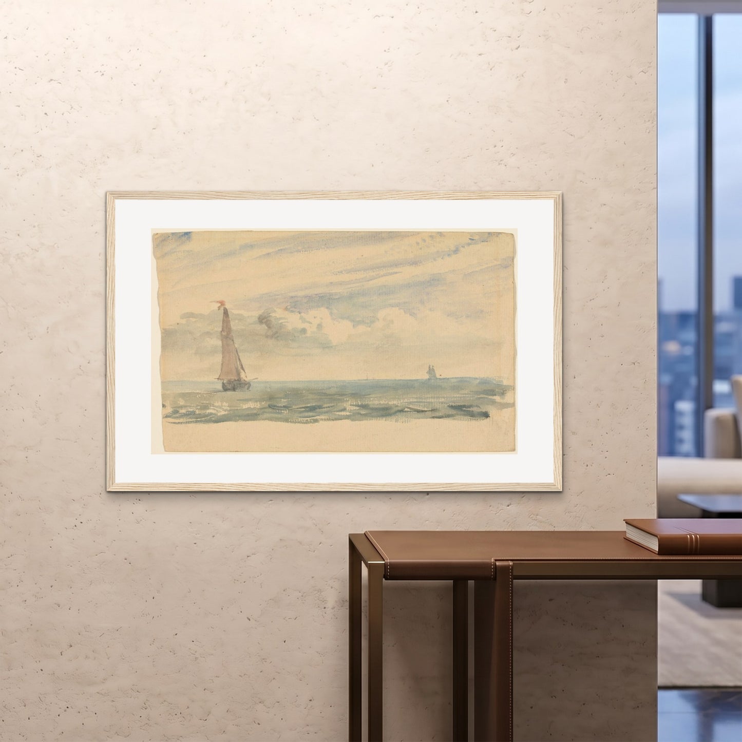 Orlonzo - FRAMED PRINT WOOD 12080cm4832 ROOM