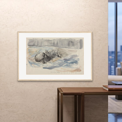 Orlonzo - FRAMED PRINT WOOD 12080cm4832 ROOM