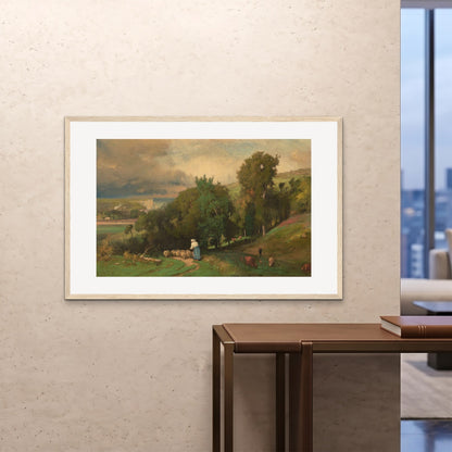 Orlonzo - FRAMED PRINT WOOD 12080cm4832 ROOM
