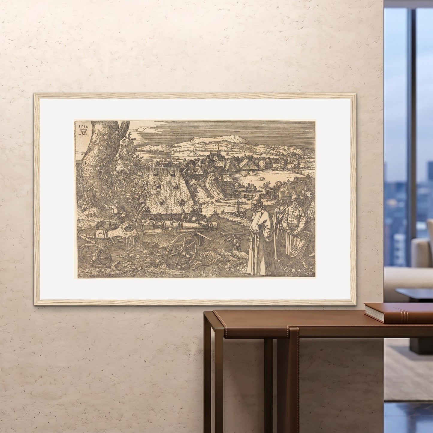 Orlonzo - FRAMED PRINT WOOD 150100cm6040 ROOM