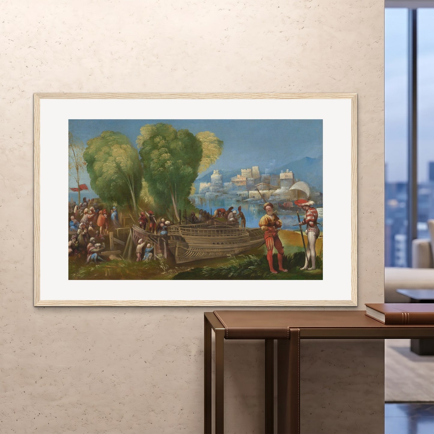 Orlonzo - FRAMED PRINT WOOD 150100cm6040 ROOM