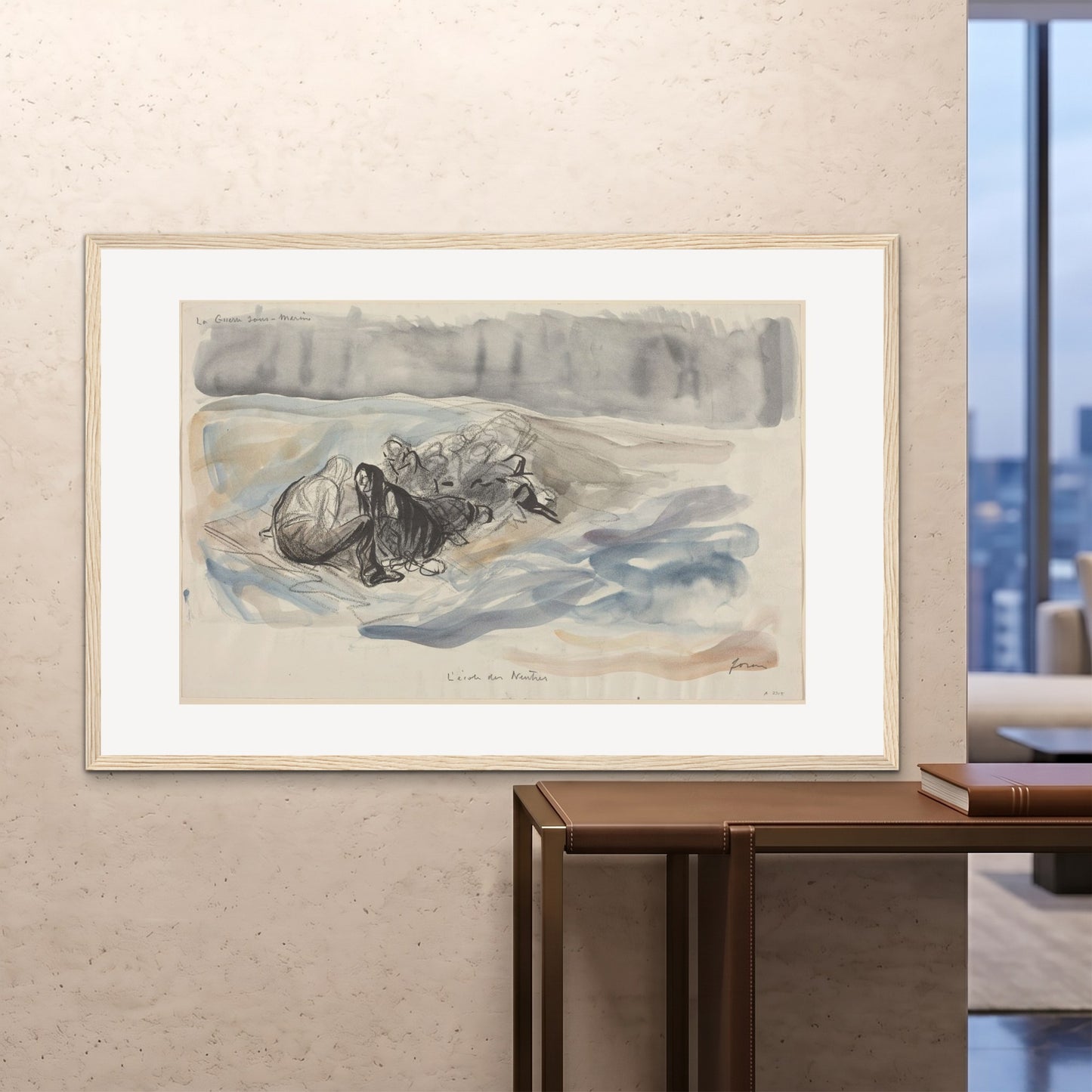 Orlonzo - FRAMED PRINT WOOD 150100cm6040 ROOM
