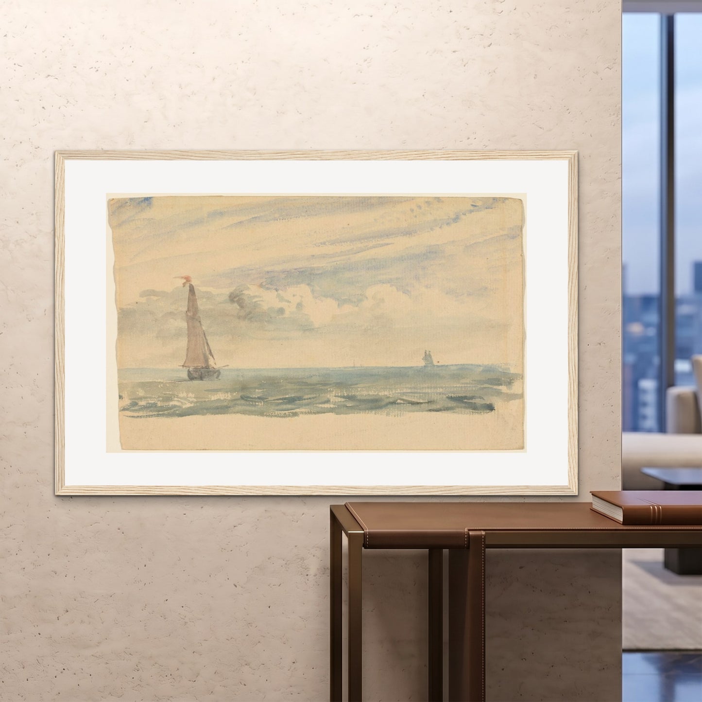 Orlonzo - FRAMED PRINT WOOD 150100cm6040 ROOM