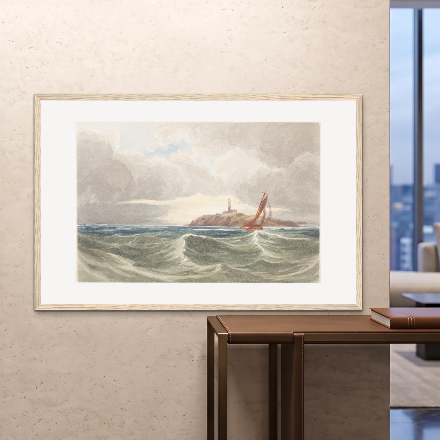 Orlonzo - FRAMED PRINT WOOD 150100cm6040 ROOM