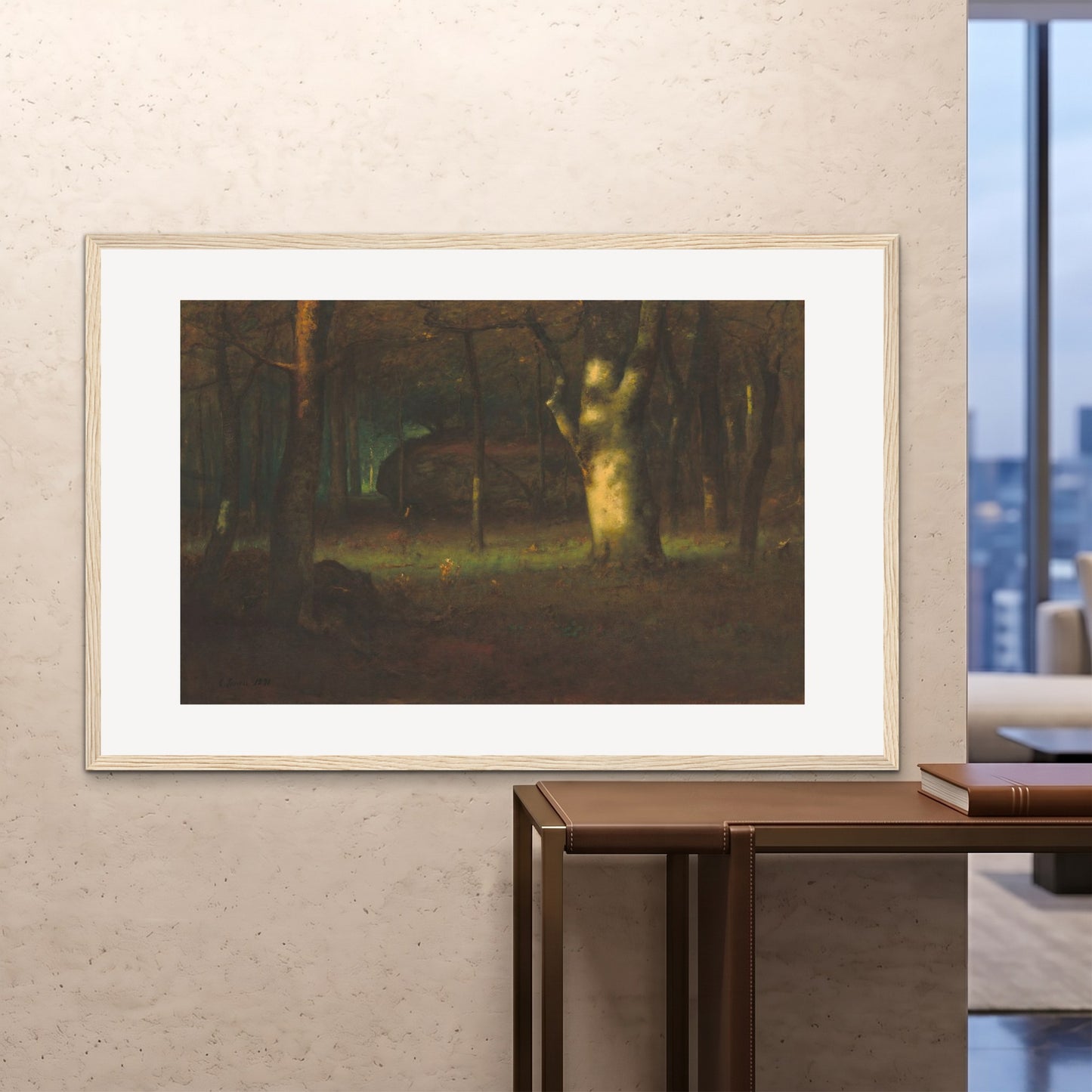 Orlonzo - FRAMED PRINT WOOD 150100cm6040 ROOM