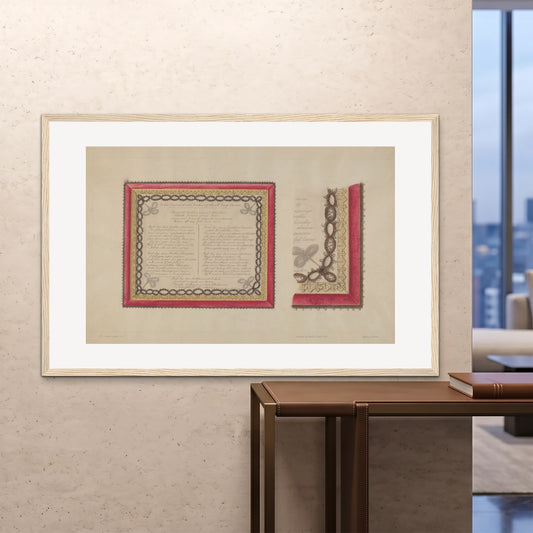 Orlonzo - FRAMED PRINT WOOD 150100cm6040 ROOM