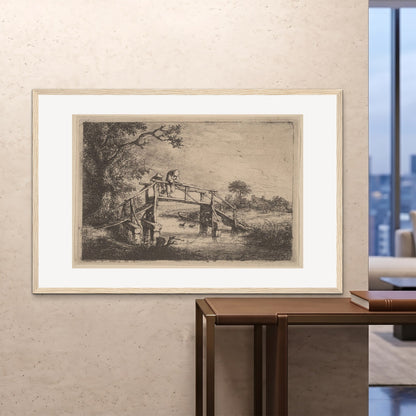 Orlonzo - FRAMED PRINT WOOD 150100cm6040 ROOM