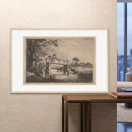 Orlonzo - FRAMED PRINT WOOD 150100cm6040 ROOM